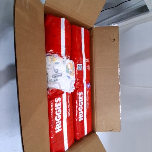 76PK HUGGIES LITTLE MOVERS BABY DIAPERS - SIZE 8 image 2