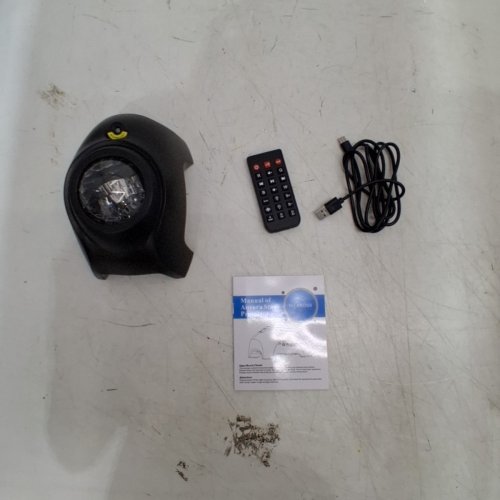 TANBABY AURORA STARRY NIGHT PROJECTOR 2-IN-1 GALAXY PROJECTOR WITH BLUETOOTH SPEAKER AND REMOTE - BLACK (MODEL: HJ-XKD09) image 4