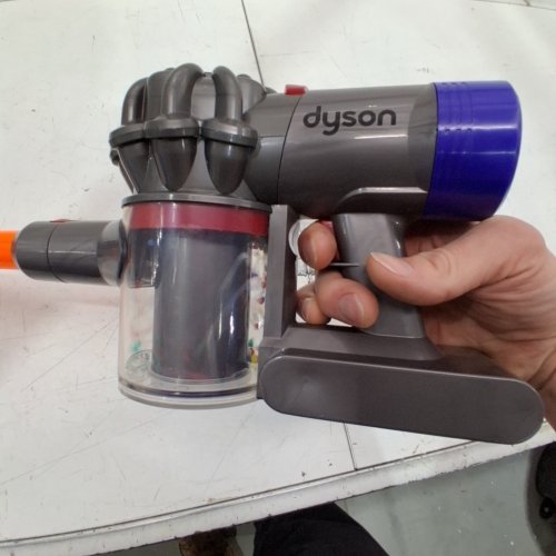 CASDON DYSON CORDLESS VACUUM INTERACTIVE & OFFICIALLY LICENSED TOY DYSON VACUUM - BLUE/GREY (MODEL: 68722) image 2