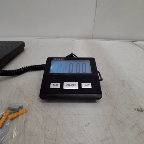 DIGITAL SHIPPING POSTAL SCALE WITH LCD DISPLAY - 400LBS - BLACK image 2