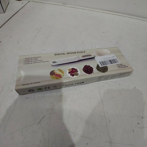 DIGITAL SPOON SCALE MULTIFUNCTIONAL RECHARGEABLE ELECTRONIC -8.5" -WHITE image 4