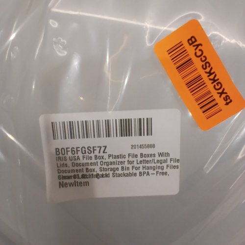 IRIS USA FB-21EE FILE BOX - 35 QT - CLEAR image 3