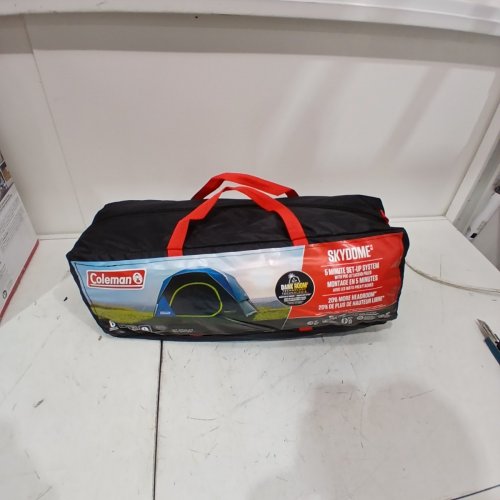 COLEMAN CAMPING TENT DARKROOM SKYDOME TENT - 6 PERSON - BLUE image 4