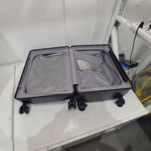 SMILESUN CARRY ON ROLLING SUITCASE LUGGAGE WITH SEAT, TSA LOCK, AND CHARGING PORT - 20" - BLACK image 6
