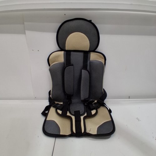 UNIVERSAL BABY CAR SEAT CUSHION - BLACK AND BEIGE image 3