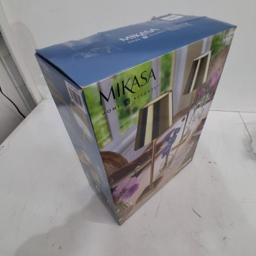 2PK MIKASA TOUCH CONTROL LED LAMP WITH 3 LIGHT SETTINGS - 12" - GOLD (MODEL: 1835518) image 5