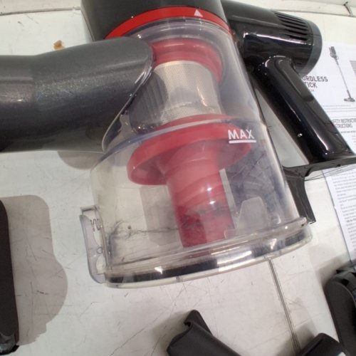 HOOVER CORDLESS HANDHELD STICK VACUUM CLEANER - 20V - BLACK/RED (MODEL: BH60000CA) image 5