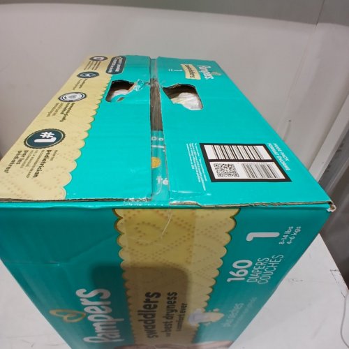 160PK PAMPERS SWADDLERS BEST DRYNESS DISPOSABLE DIAPERS - SIZE 1 (8-14LB) image 3