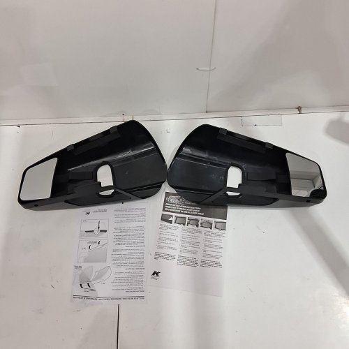 2PK K-SOURCE SNAP & ZAP CUSTOM FIT TOWING MIRROR EXTENSIONS FOR 2019+ GMC SIERRA AND CHEVROLET SILVERADO 1500 MODELS - BLACK (MODEL: 80930) image 2