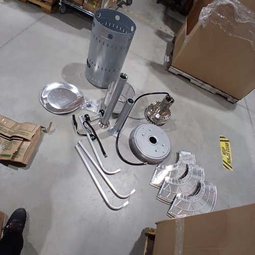 PARAMOUNT OUTDOORS PROPANE PATIO HEATER - 32" X 87" - STAINLESS STEEL - (MODEL: FSD-A-05) image 2