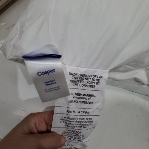 THE CASPER PILLOW, WHITE - STANDARD image 3