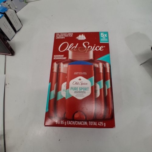 4PK OLD SPICE PURE SPORT HIGH ENDURANCE MENS DEODORANT - 85G EACH image 4