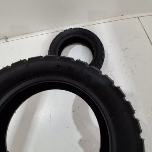 2PK REPLACEMENT SCOOTER TIRES - 8.5" X 3.00" - 165 LBS CAP PER TIRE - BLACK image 2