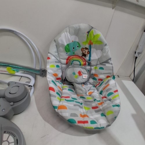 BRIGHT STARTS PLAYFUL PARADISE AUTOMATIC BABY SWING WITH MUSIC - MULTI COLOR (MODEL: 13069-MEES / 01185) image 6
