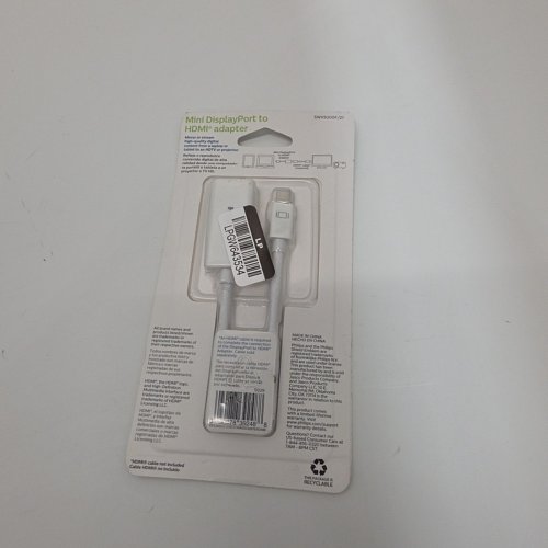 PHILIPS MINI DISPLAYPORT TO HDMI ADAPTER - UP TO 1080P FHD AND 4K UHD - WHITE (MODEL: SWV92004/27) image 3