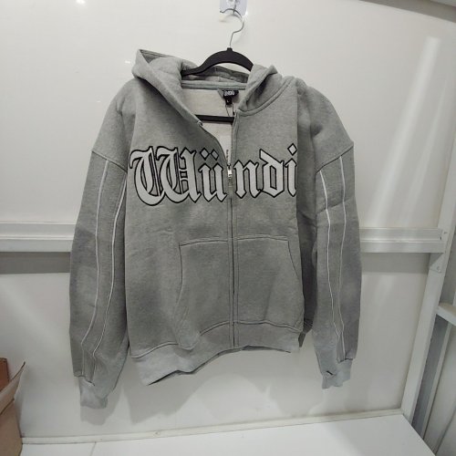 WÜNDÜ OTG ZIP-UP HOODIE - LARGE - GRAY image 2