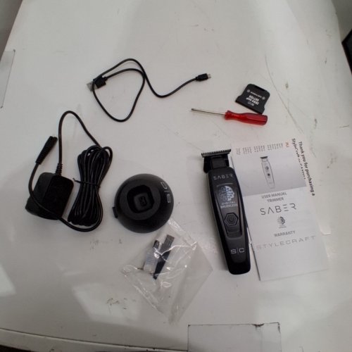 STYLECRAFT SABER CORDLESS HAIR TRIMMER WITH DIGITAL BRUSHLESS MOTOR - BLACK - (MODEL: SC403B). image 3