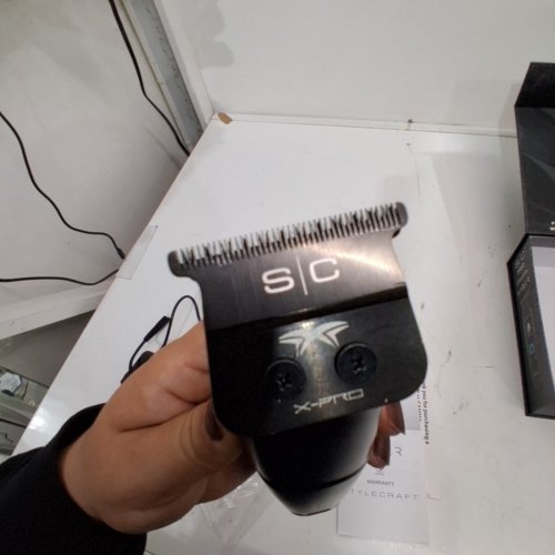 STYLECRAFT SABER CORDLESS HAIR TRIMMER WITH DIGITAL BRUSHLESS MOTOR - BLACK - (MODEL: SC403B). image 4