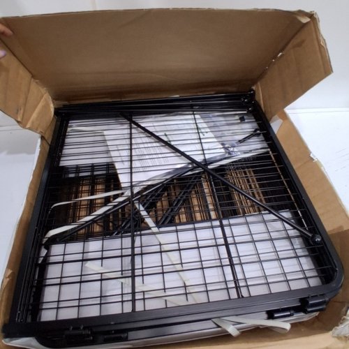 12PC FXW HOMEPLUS METAL INDOOR DOG PLAYPEN - 24" - BLACK (MODEL: 123-4012-BK-3TL) image 3
