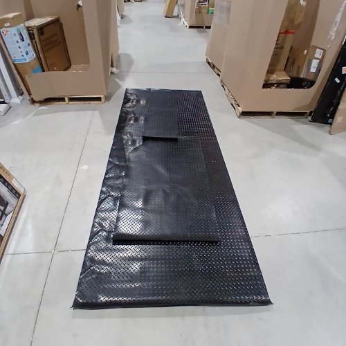 HEAVY DUTY PVC GARAGE FLOOR MAT - 127" X 4FT - BLACK image 9