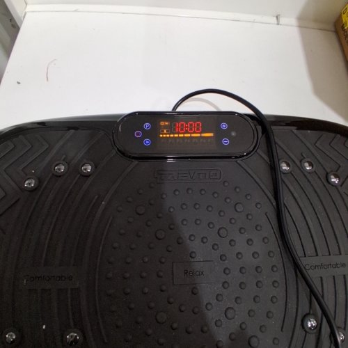 TAEVNO VIBRATION PLATE ELECTRIC EXERCISE MACHINE - FOR UP TO 450LBS - BLACK image 2