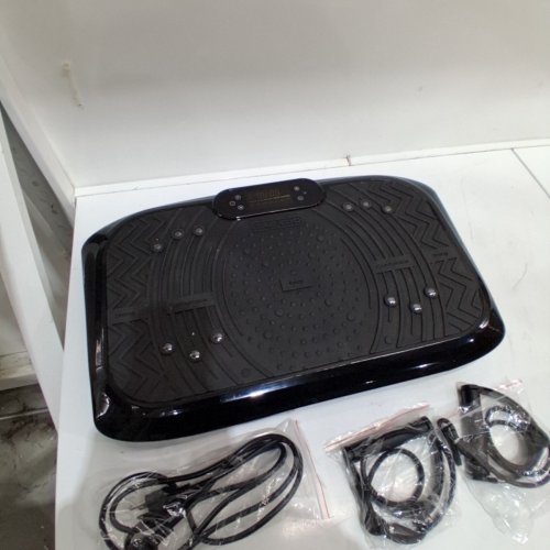 TAEVNO VIBRATION PLATE ELECTRIC EXERCISE MACHINE - FOR UP TO 450LBS - BLACK image 3
