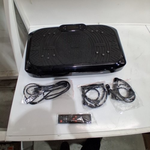 TAEVNO VIBRATION PLATE ELECTRIC EXERCISE MACHINE - FOR UP TO 450LBS - BLACK image 4