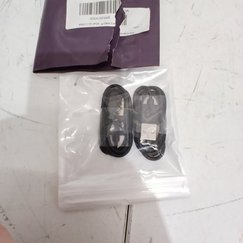 2PK SING F LTD FLAT SMARTWATCH CHARGER CABLE - COMPATIBLE WITH AGPTEK LW11 - BLACK image 4