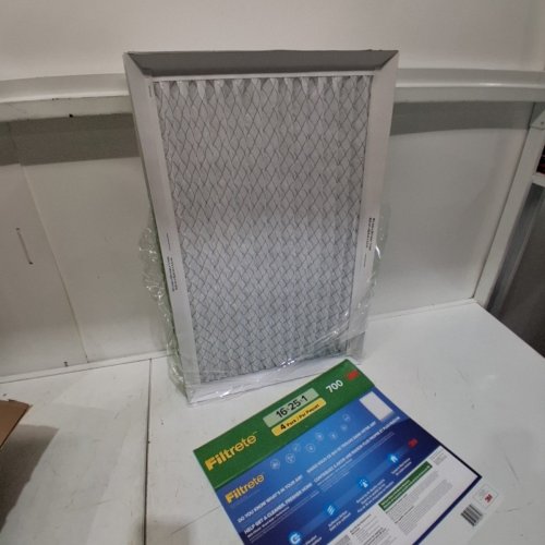 4PK 3M FILTRETE TOUGH ON POLLEN ELECTROSTATIC AC FURNACE AIR CLEANING FILTERS - 16" X 25" X 1" - WHITE image 2