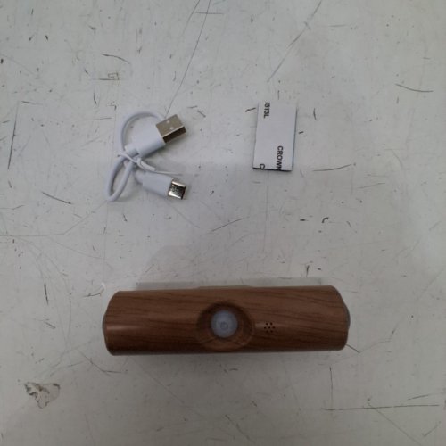 DUAL END RECHARGEABLE LED MOTION SENSOR LIGHT - BROWN WOODGRAIN image 2