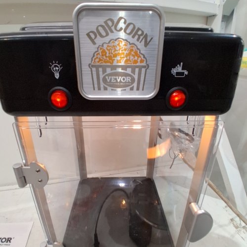 POPCORN POPPER MACHINE - 4QT - BLACK (MODEL: NP25001) image 2