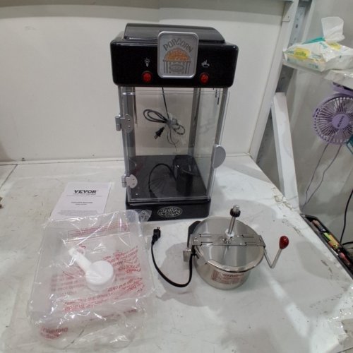 POPCORN POPPER MACHINE - 4QT - BLACK (MODEL: NP25001) image 3