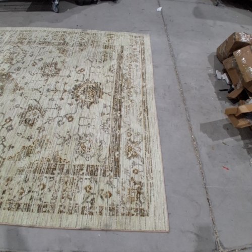 THRESHOLD VINTAGE TUFTED DISTRESSED INDOOR AREA RUG - 10FT 1" X 7FT 1" - TAN image 3
