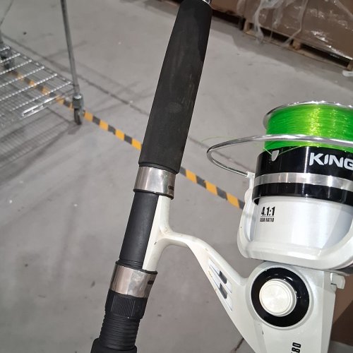 BPS KING KAT ROD AND REEL SPINNING COMBO - 4:4:1 - HEAVY ACTION - 10FT (MODEL: CBK1080HS-2) image 3