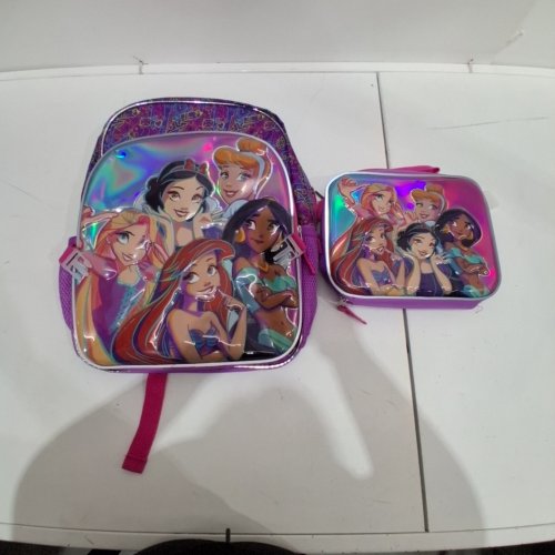 2PC CHILDREN'S DISNEY PRINCESS BACKPACK AND LUNCH BOX SET - ASSORTED COLOURS image 2