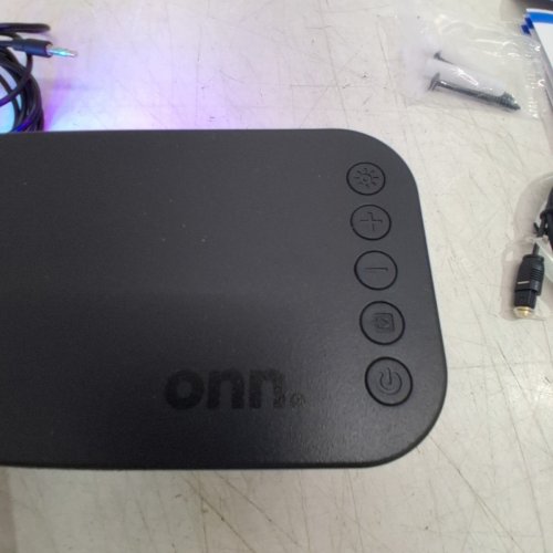 ONN. LED BLUETOOTH STEREO 2.0 WIRELESS/WIRED SOUNDBAR WITH REMOTE CONTROL - 20" - 120W - BLACK (MODEL: 100075108) image 6