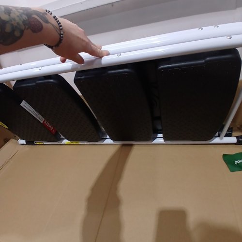 FOLDING 4 STEP LADDER - WHITE (MODEL: ZL140403) image 4