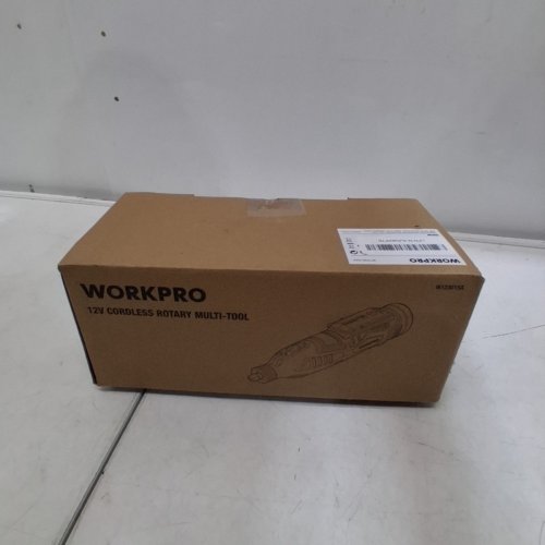 WORKPRO 12V CORDLESS ROTARY TOOL KIT, 5 VARIABLE SPEEDS, POWERFUL ENGRAVER, SANDER, POLISHER - UP TO 1/8" - 12V - BLACK/GREY - (MODEL:W123015A) image 7