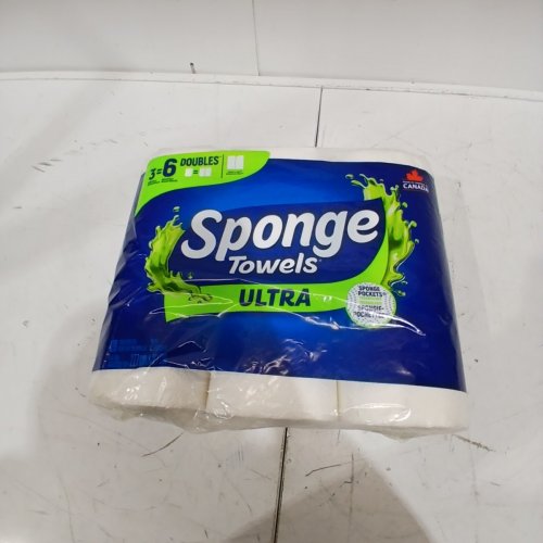 6PK SPONGE TOWELS ULTRA PAPER TOWEL, CHOOSE-A-SIZE SHEETS image 2