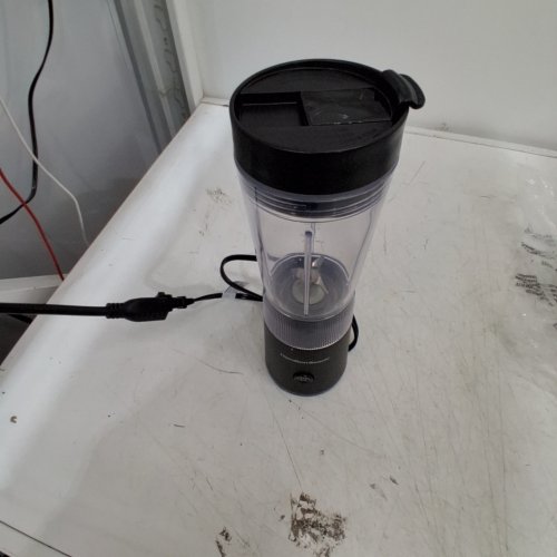 HAMILTON BEACH PERSONAL BLENDER WITH LEAK PROOF TRAVEL LID - 14OZ - BLACK (MODEL: 51190C) image 2