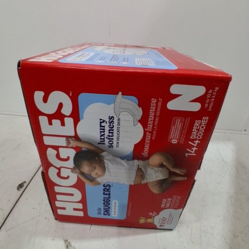 144PK HUGGIES DISNEY BABY LITTLE SNUGGLERS BABY DIAPERS - SIZE NEWBORN (UP TO 10LB) - DISNEY WINNIE THE POOH (MODEL: 55737-N) image 3