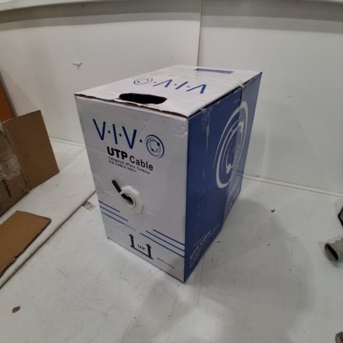 VIVO 1000FT BULK CAT 6 CCA ETHERNET CABLE 23 AWG W/ PULL BOX - BLACK (MODEL:CABLE-V007) image 2