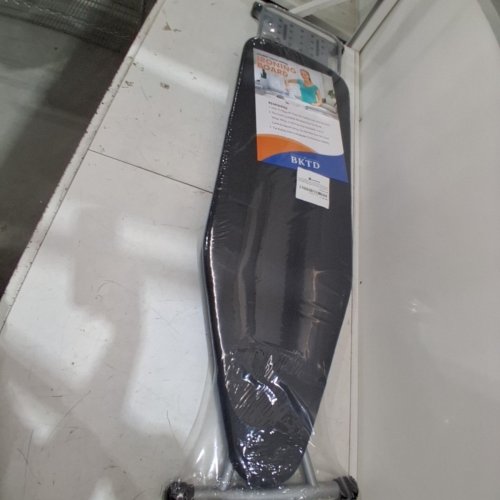 BKTD FULL SIZE FOLDABLE IRONING BOARD WITH IRON REST - 57" X 15" - BLACK - ‎(MODEL: ‎STB-2025-L) image 3