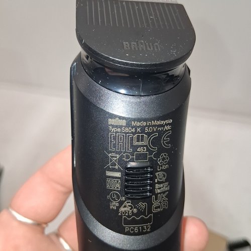BRAUN SERIES 5 ALL-IN-ONE TRIMMER KIT - 5V - BLACK/GREY (MODEL: 5804) image 4