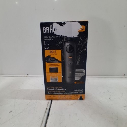 BRAUN SERIES 5 ALL-IN-ONE TRIMMER KIT - 5V - BLACK/GREY (MODEL: 5804) image 8