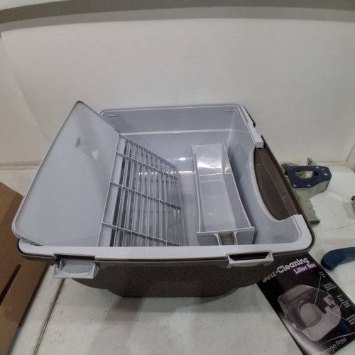 OMEGA PAW PRODUCTS SELF CLEANING LITTER BOX- BROWN (RA20) image 2