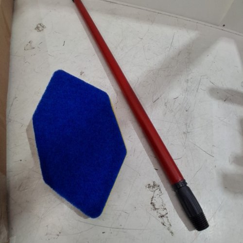 VILEDA BATH MAGIC SPONGE MOP 360 REUSABLE SWIVEL HEAD -RED/GREY- image 3