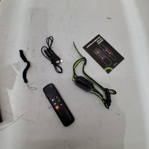 VIBRATING DOG COLLAR - BLACK AND GREEN (MODEL: VT-181) image 3