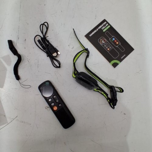 VIBRATING DOG COLLAR - BLACK AND GREEN (MODEL: VT-181) image 4