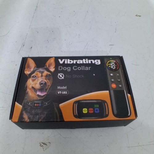 VIBRATING DOG COLLAR - BLACK AND GREEN (MODEL: VT-181) image 6